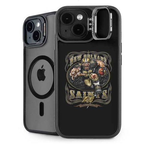 Liquid Blue NFL New Orleans Saints Running Back iPhone 15 Kickstand Case